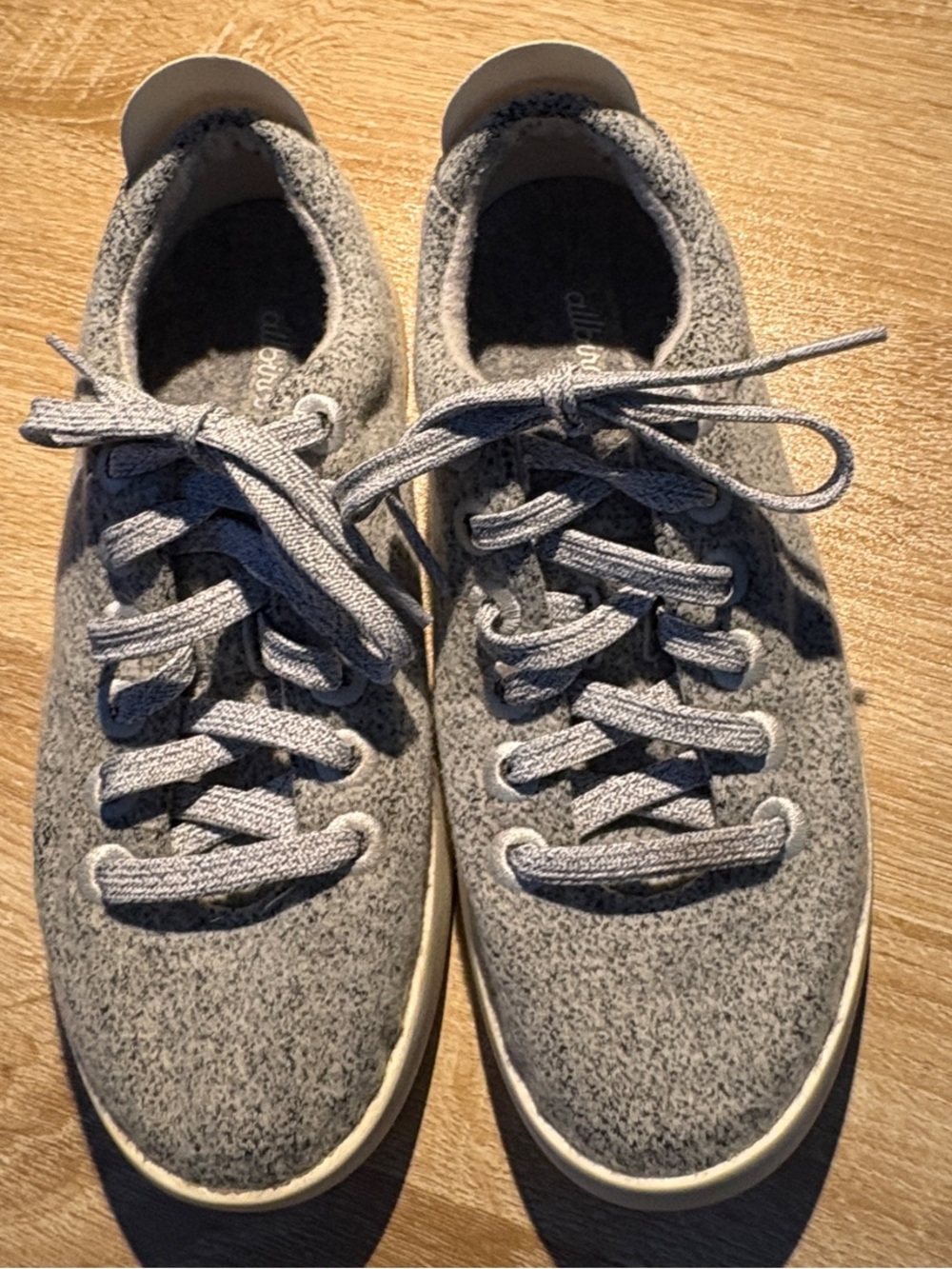 allbirds Heather Gray Lace-Up Sneakers